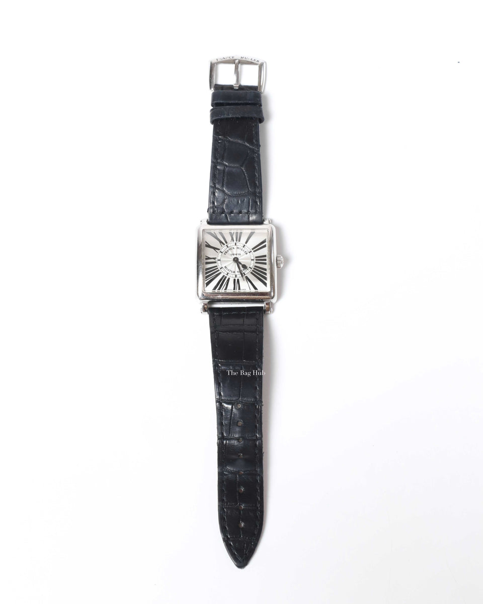 Franck Muller Silver 6002 L QZ R Master Square Watch Designer