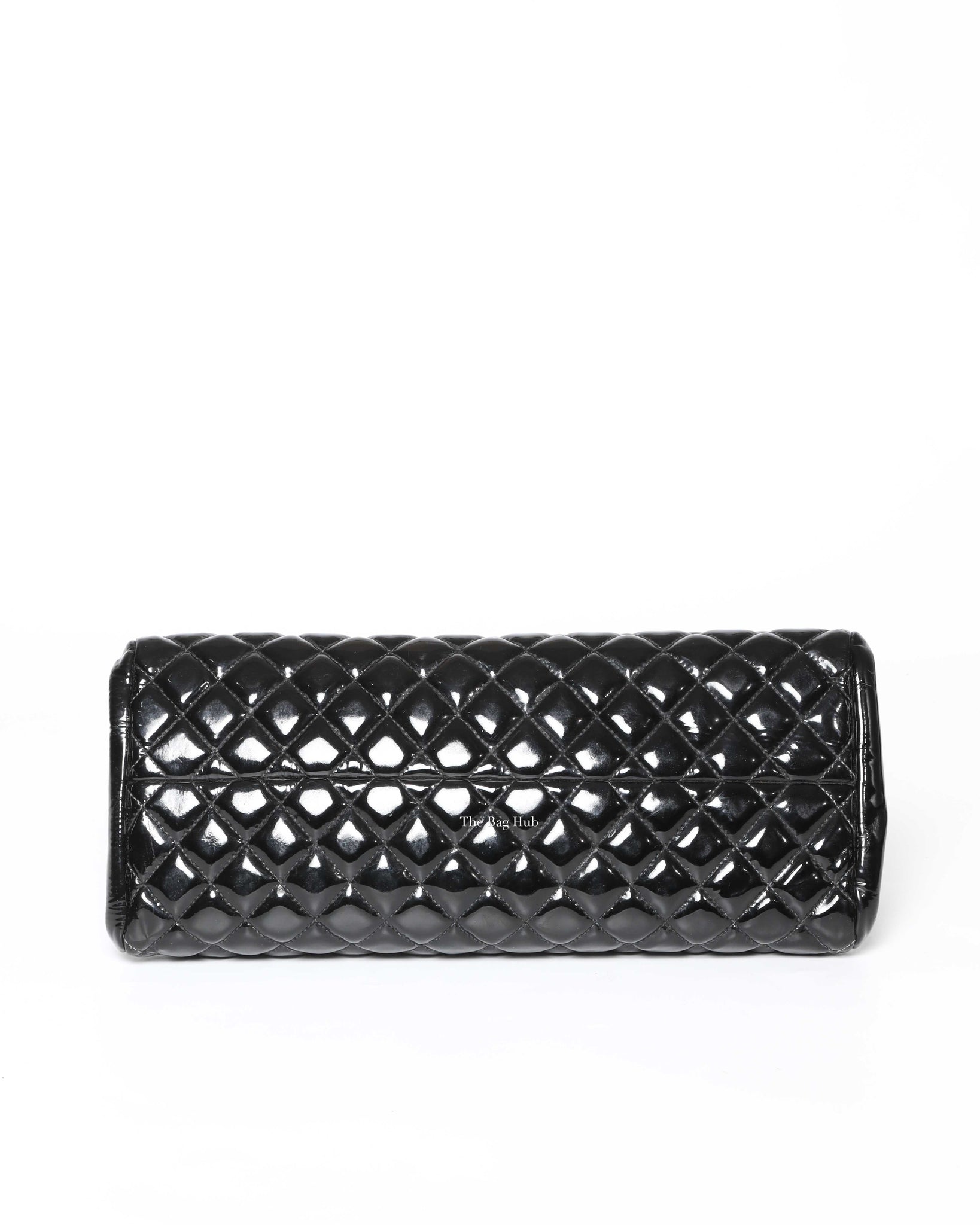 Chanel Black Patent Mademoiselle Shoulder Bag SHW - 5