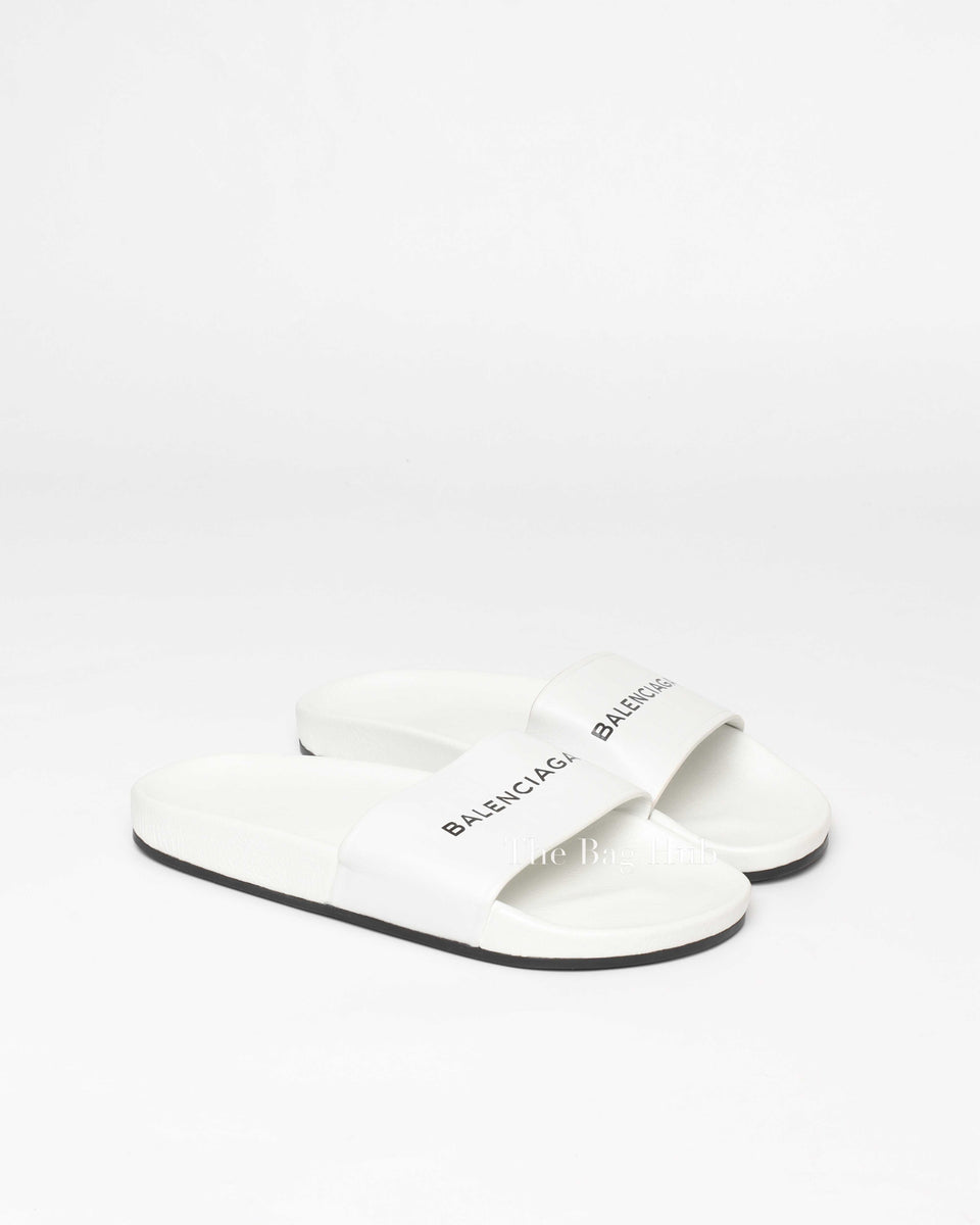 Balenciaga White Rubber Men display picture 1