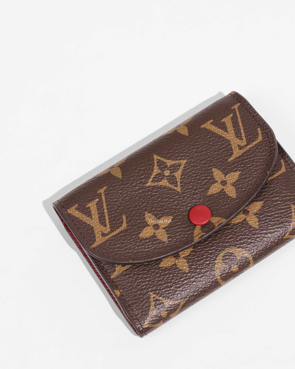 Louis Vuitton Cherry Red/Monogram Rosalie Coin Purse