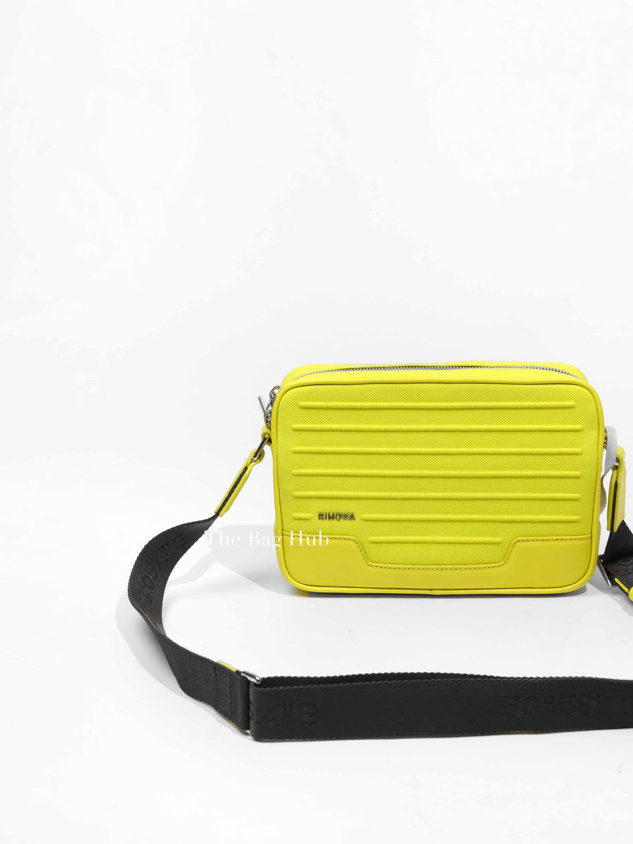 Rimowa Neon Green Canvas Crossbody Bag Designer Brand