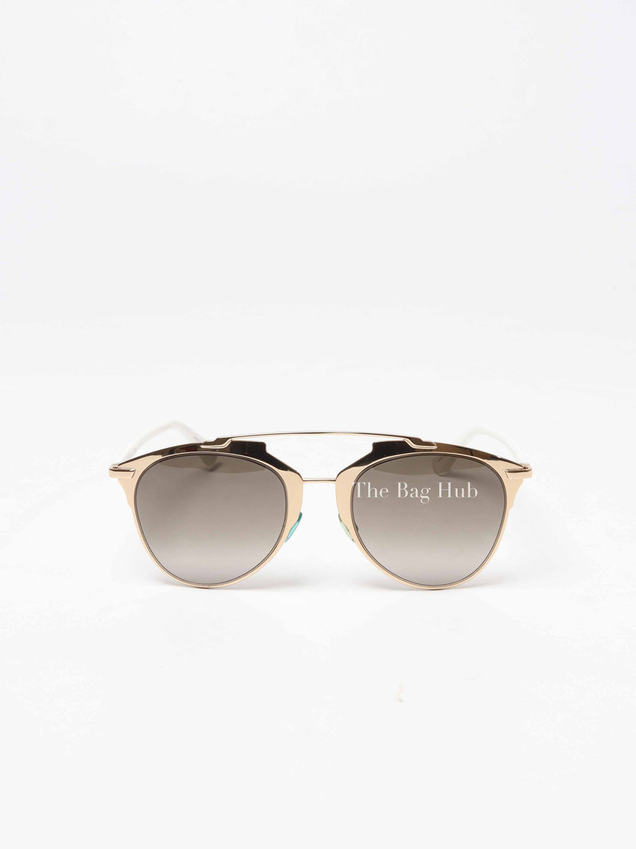 Dior Reflected Gold and White Sunglasses Dior Gold and White Reflected Sunglasses Dior | TLC main image 3