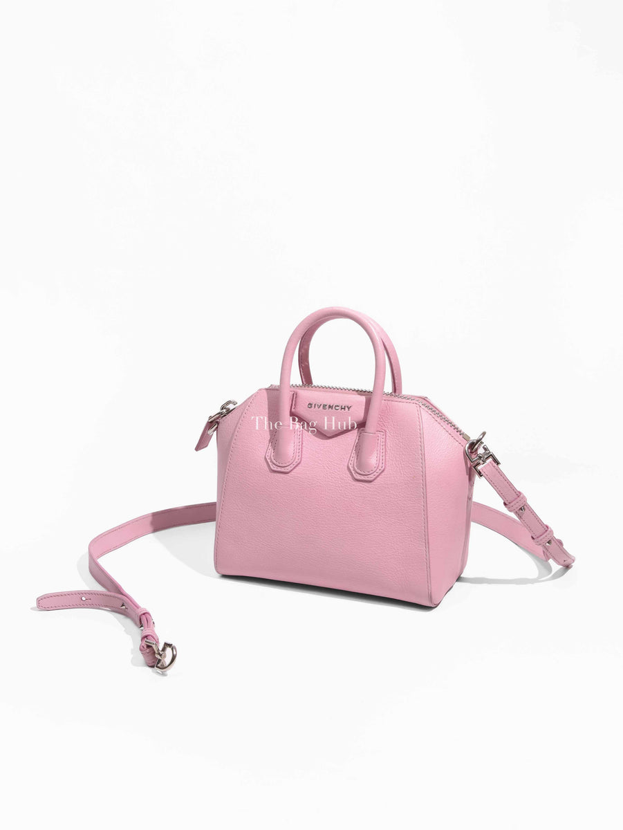希少✨ GIVENCHY 2way ハンドバッグ ナイチンゲール ピンク Givenchy Pink Goatskin Leather Micro Nightingale Bag | Yoogi's Closet