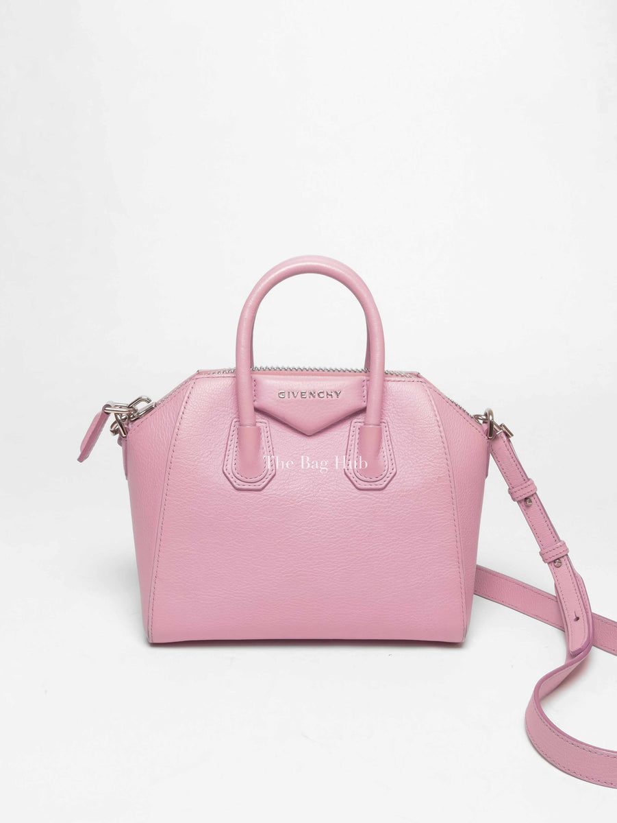 【送料&関税込】Givenchy Pink Leather Antigona Top Handle Ba 送料&関税込】Givenchy Pink Leather Antigona Top Handle Ba