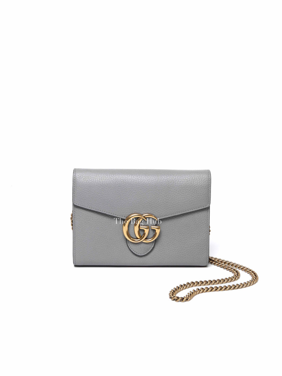 Gg Marmont Gucci Coin Purse Price Gucci Gray Leather GG