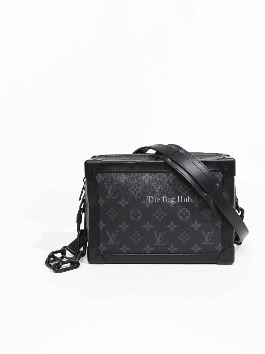 Louis Vuitton Monogram Eclipse Soft Trunk Crossbody Bag Designer
