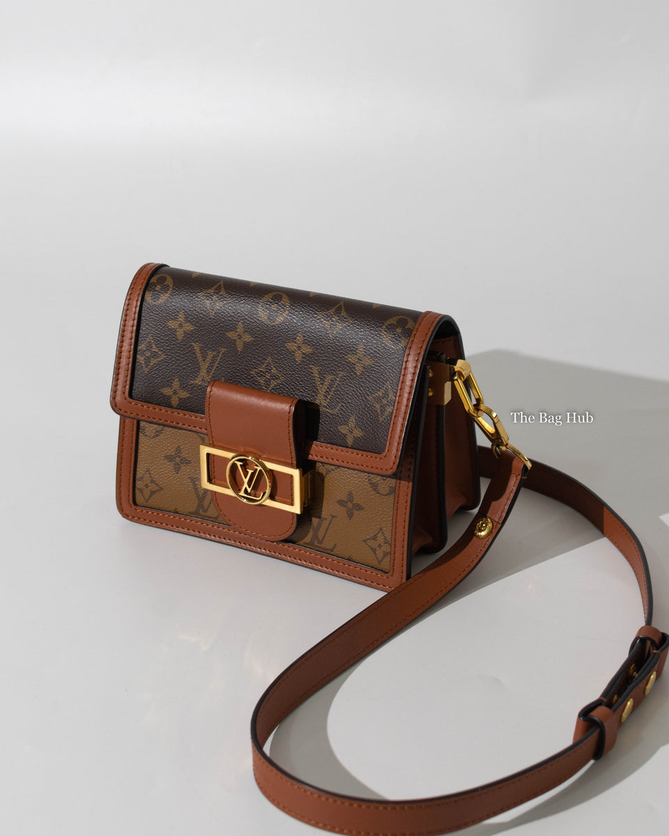 Louis Vuitton Reverse Monogram Mini Dauphine Shoulder Bag (SHF-19245) –  LuxeDH