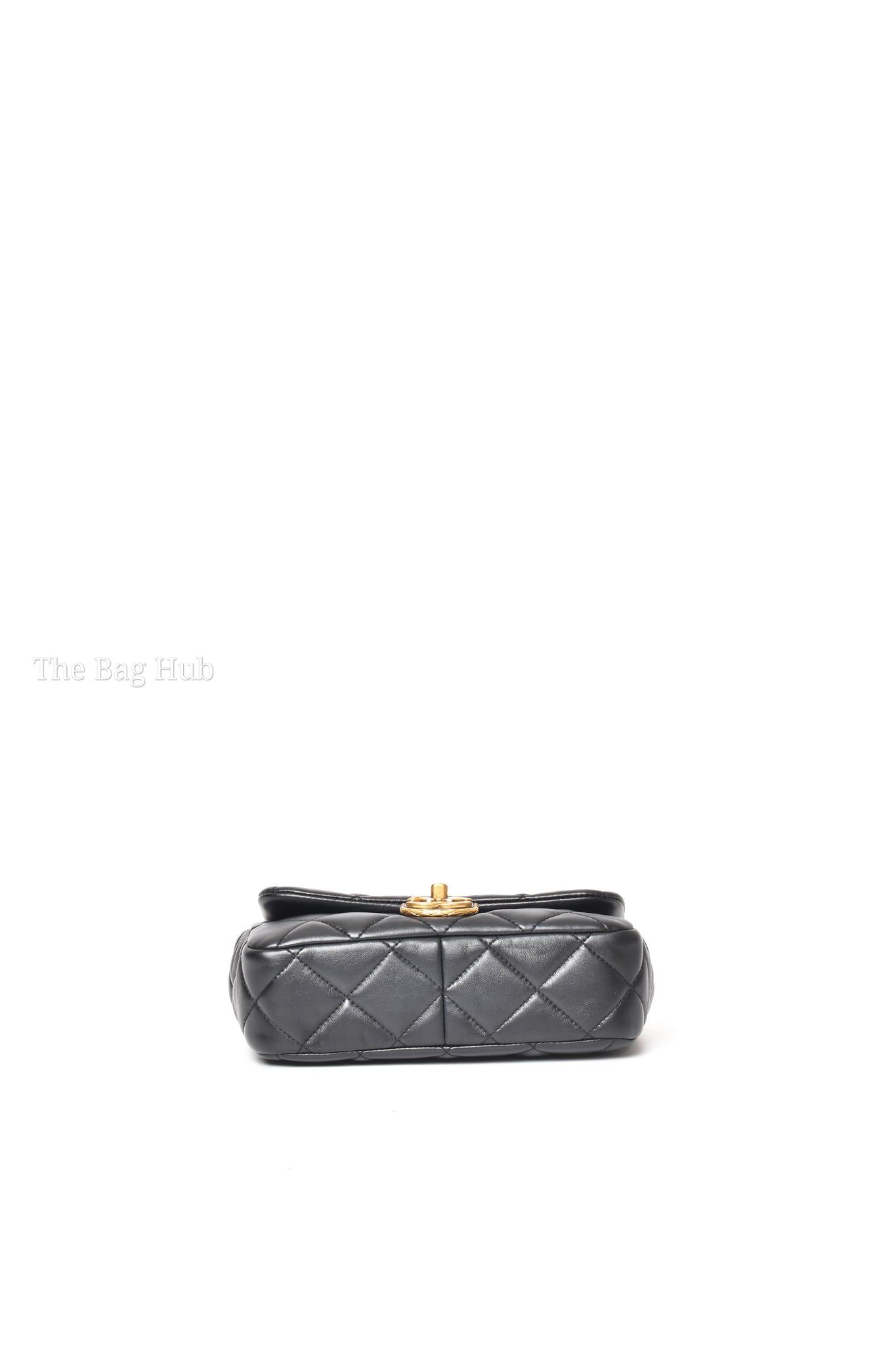 Chanel Black Lambskin Quilted Mini Flap 2022 GHW-4