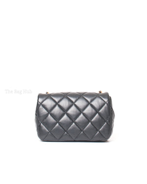 Chanel Black Lambskin Quilted Mini Flap 2022 GHW-3