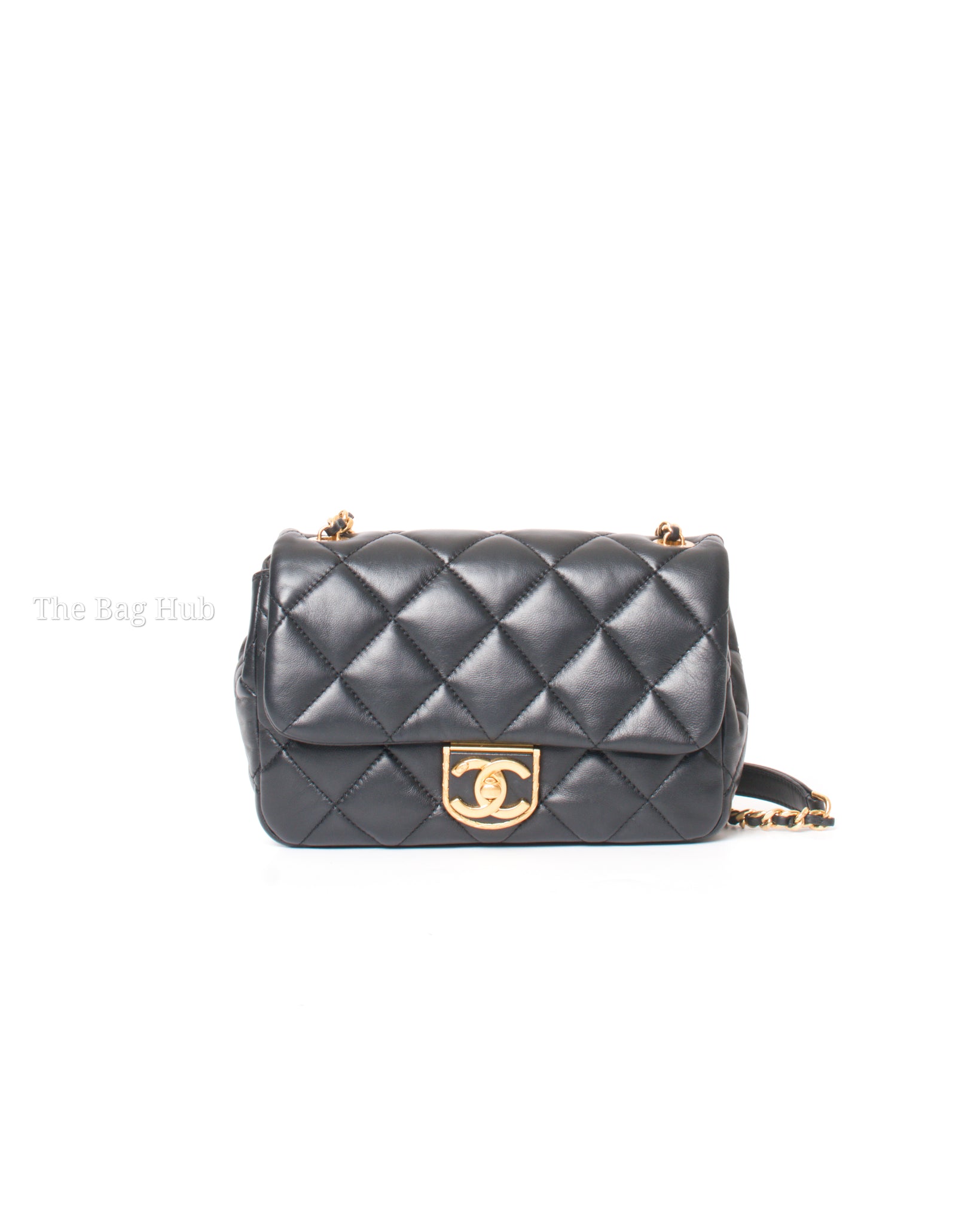 Chanel Black Lambskin Quilted Mini Flap 2022 GHW-2