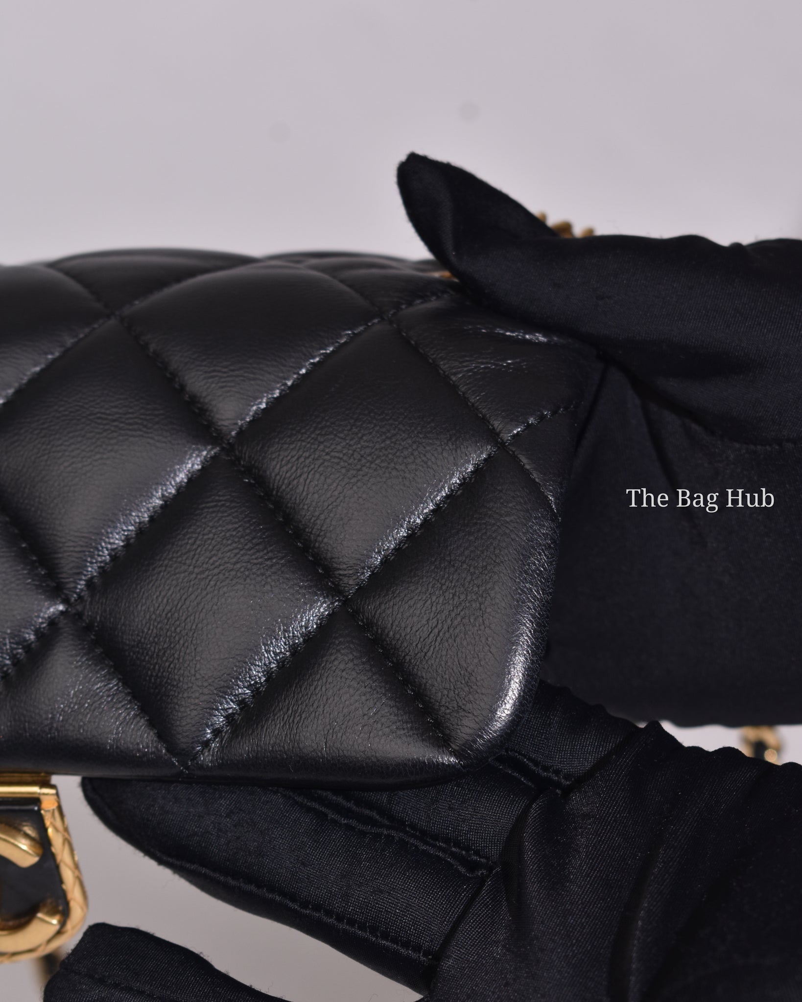 Chanel Black Lambskin Quilted Mini Flap 2022 GHW-13