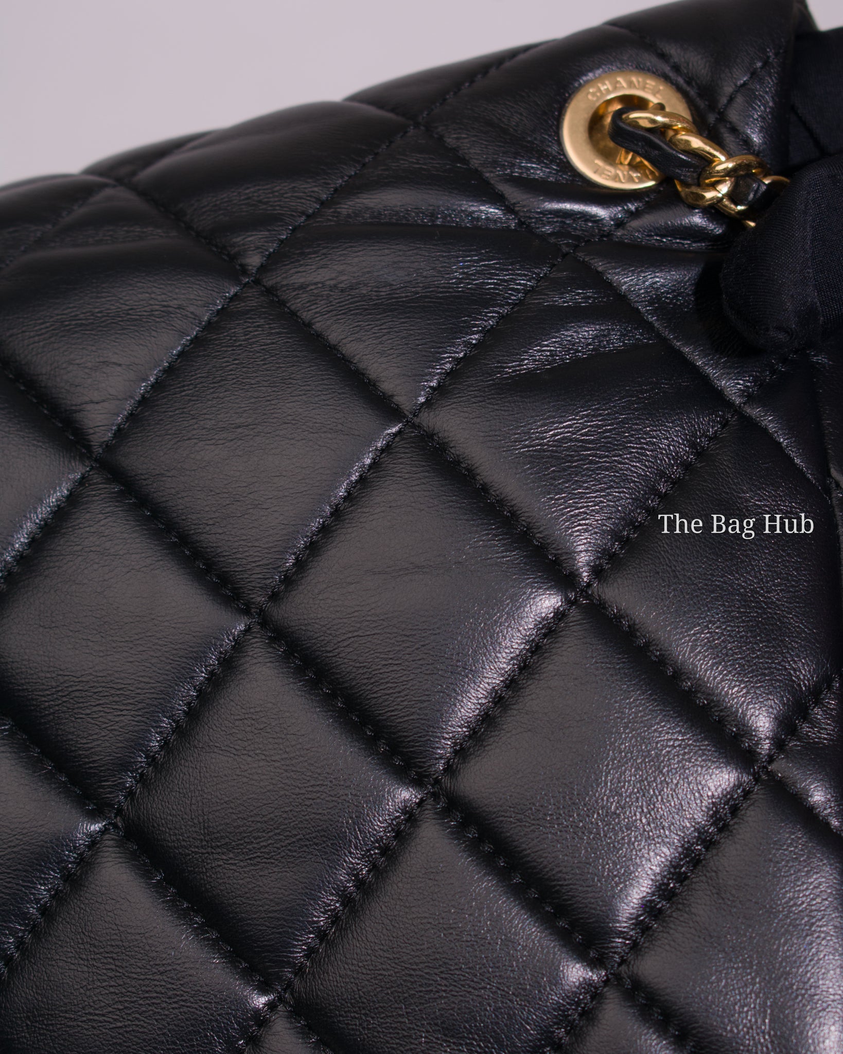 Chanel Black Lambskin Quilted Mini Flap 2022 GHW-16