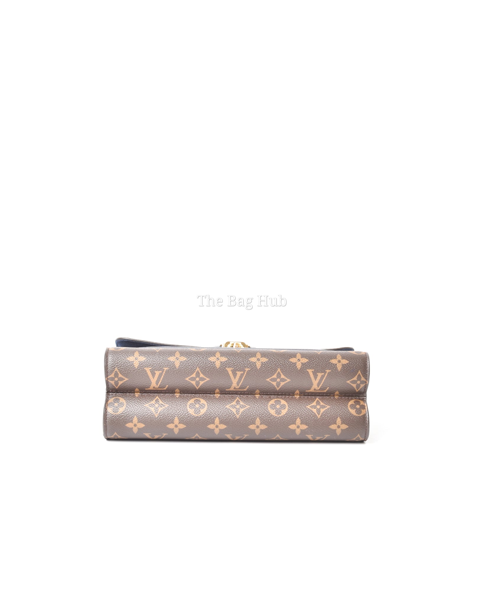 Louis Vuitton Blue Canvas and Leather Monogram Victoire Chain Bag