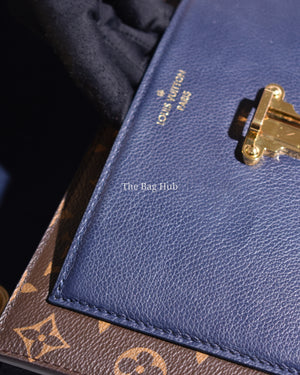 Louis Vuitton Blue Canvas and Leather Monogram Victoire Chain Bag