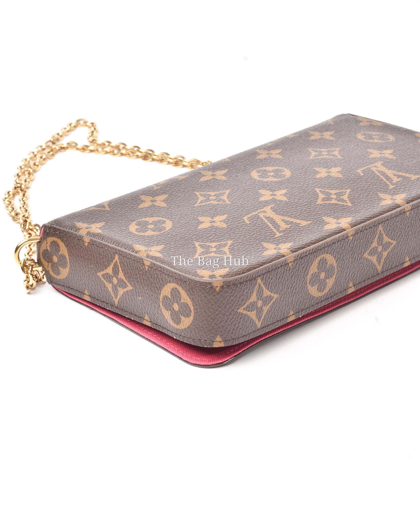 Louis Vuitton Monogram Christmas Animation Hollywood Felicie Pochette Chain Wallet