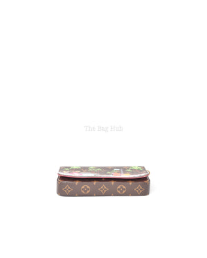 Louis Vuitton Monogram Christmas Animation Hollywood Felicie Pochette Chain Wallet