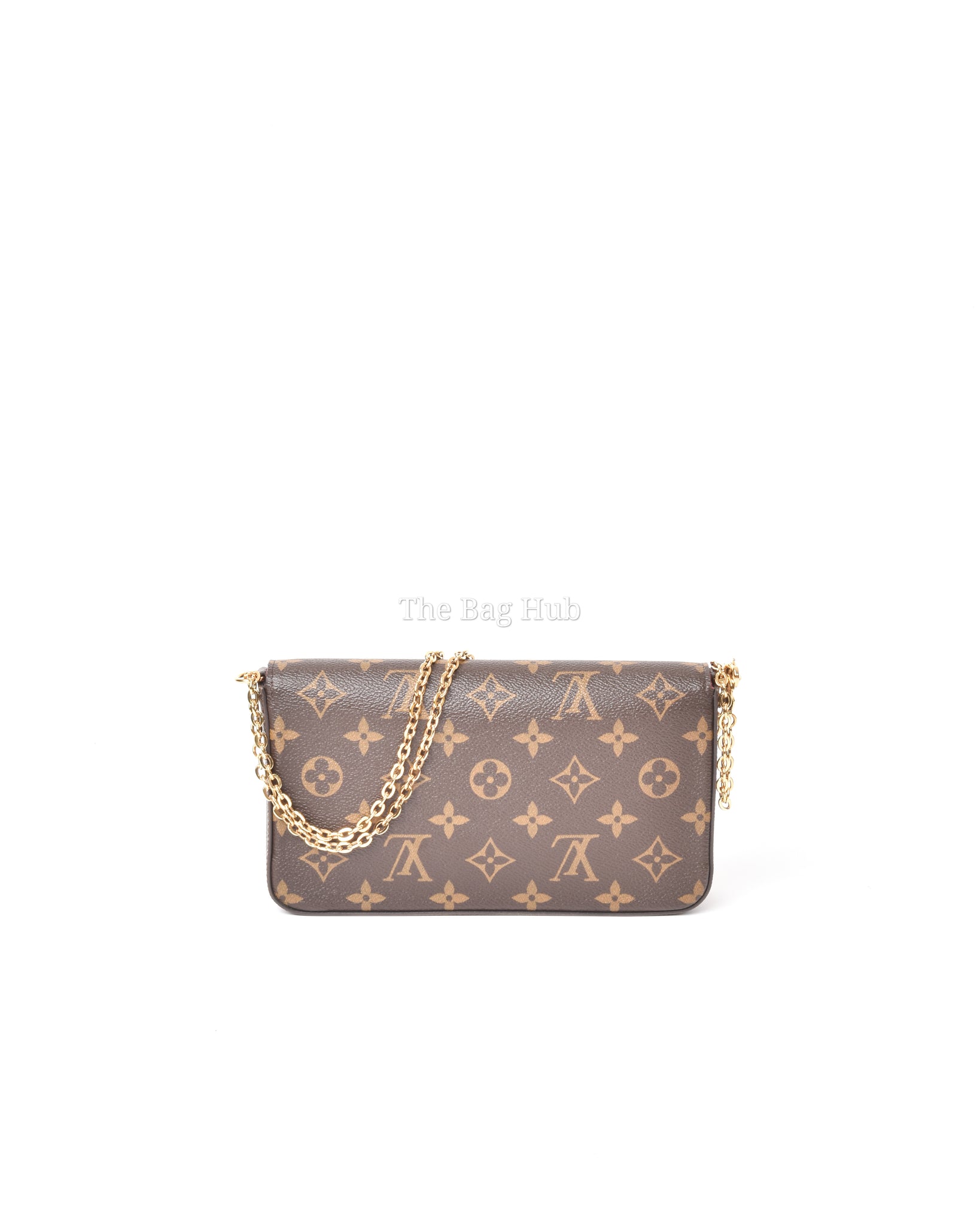 Louis Vuitton Monogram Christmas Animation Hollywood Felicie Pochette Chain Wallet