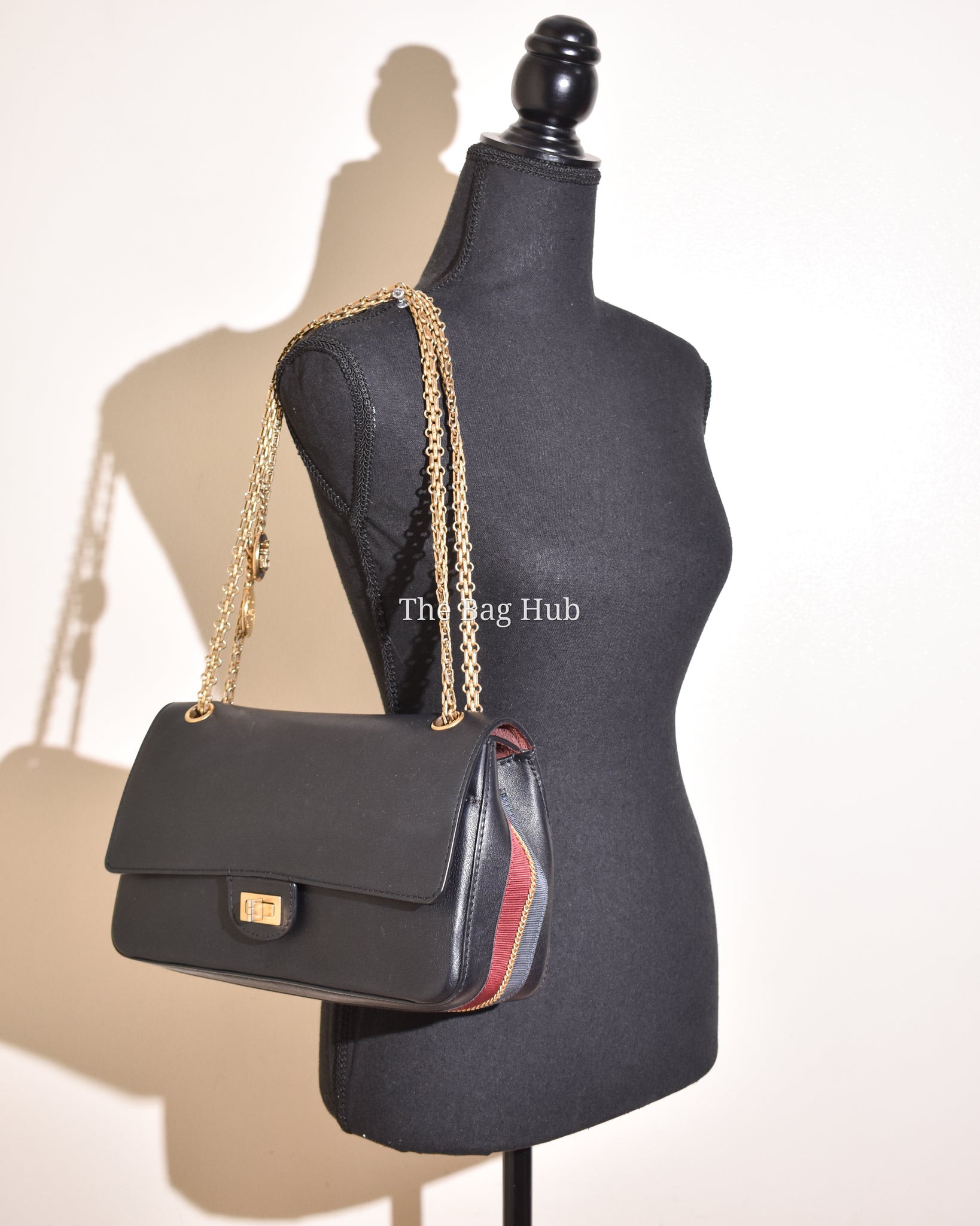 Chanel Black Calfskin Medals Reissue 226 Flap Bag GHW