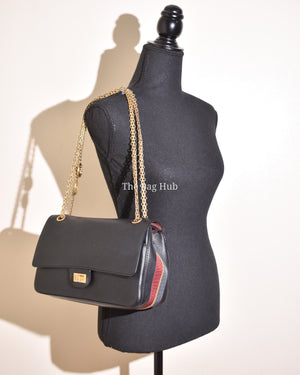 Chanel Black Calfskin Medals Reissue 226 Flap Bag GHW