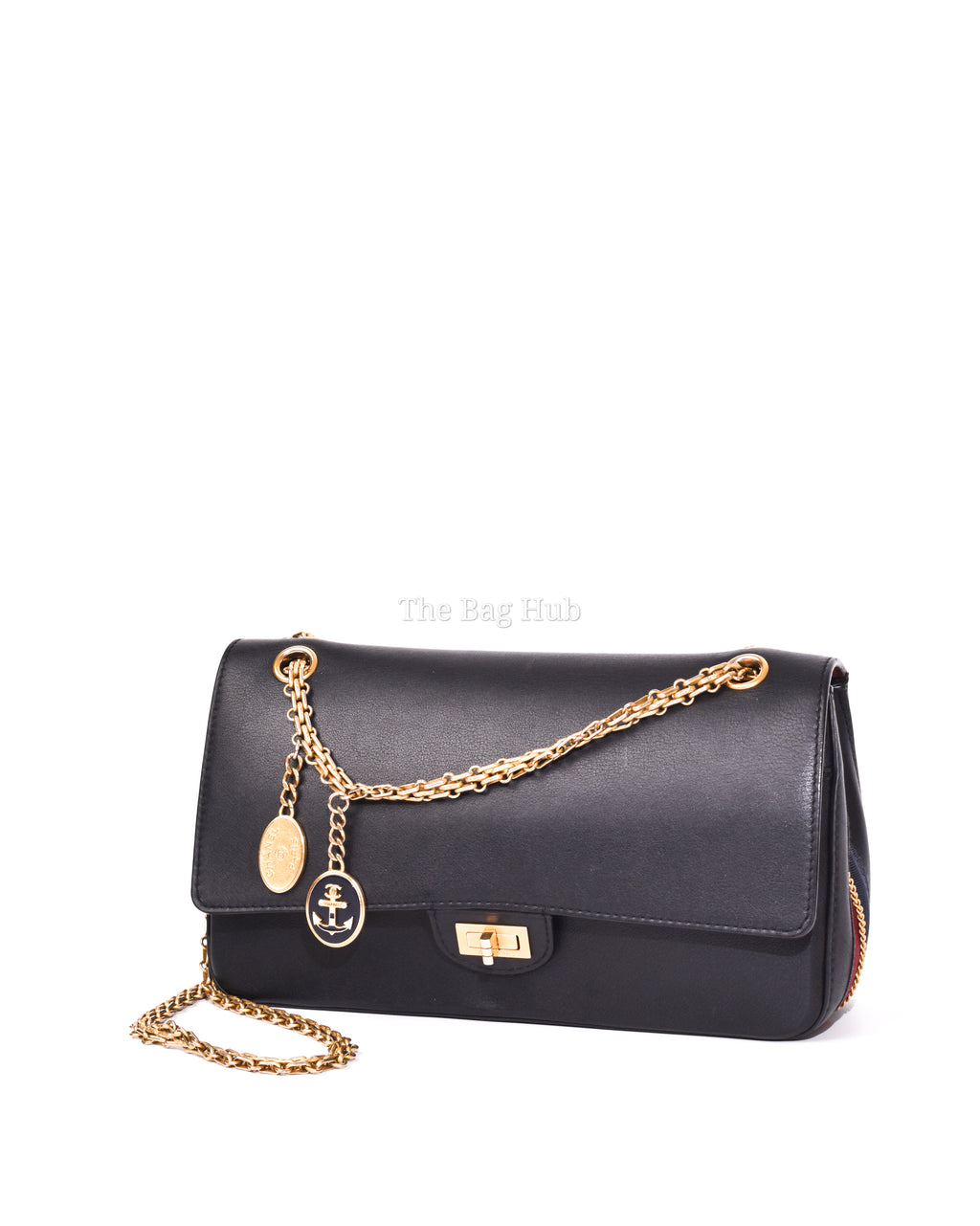 Chanel Black Calfskin Medals Reissue 226 Flap Bag GHW