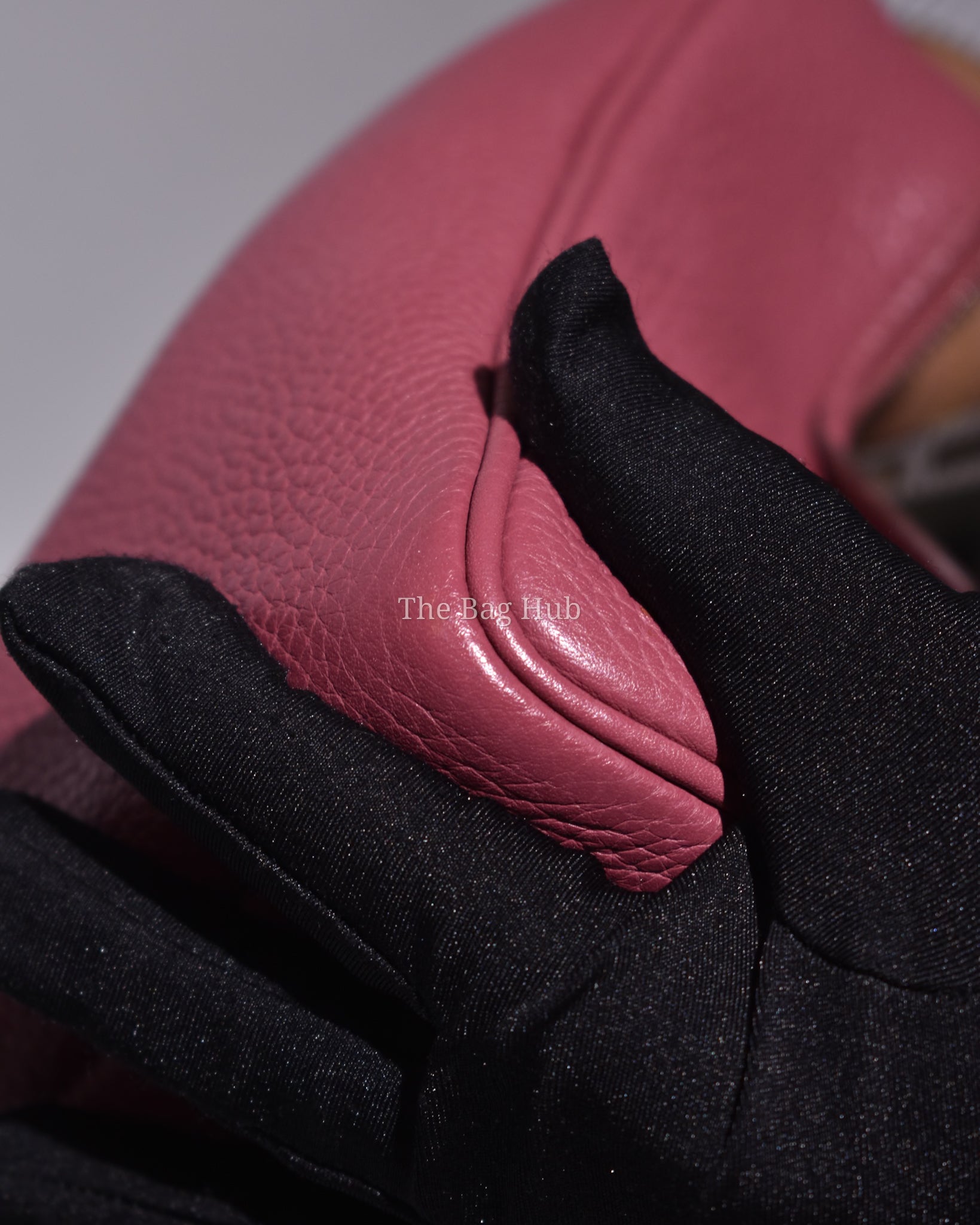 Hermes Anemone Clemence Leather Victoria II 35 Bag