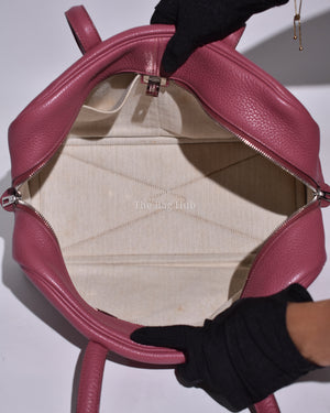 Hermes Anemone Clemence Leather Victoria II 35 Bag