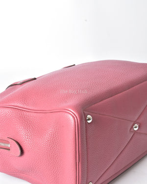 Hermes Anemone Clemence Leather Victoria II 35 Bag
