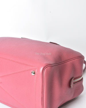 Hermes Anemone Clemence Leather Victoria II 35 Bag