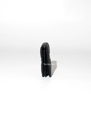 Dior Black Lady Dior Flap Card Holder GHW-4