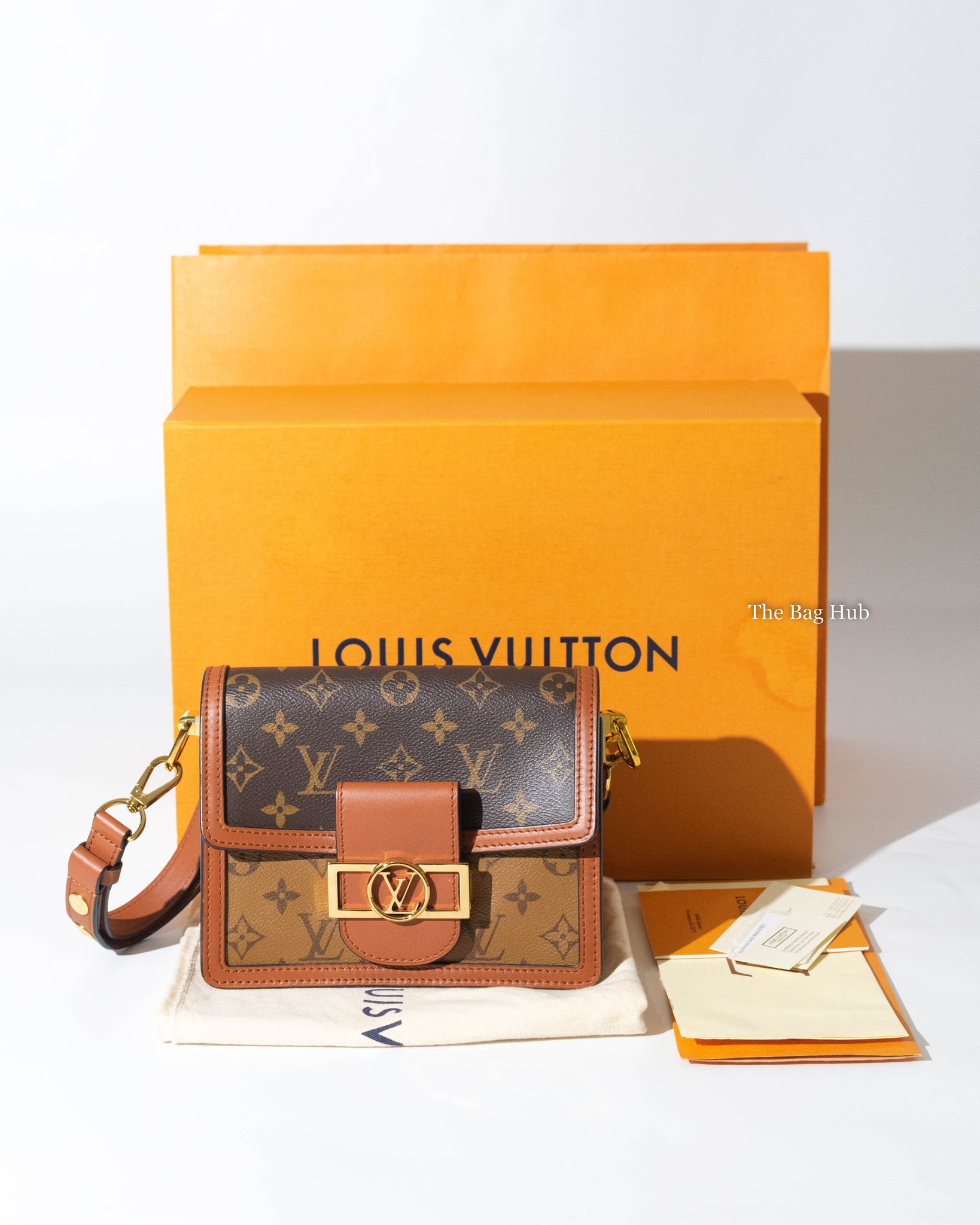 Louis Vuitton Reverse Monogram Mini Dauphine Shoulder Bag (SHF