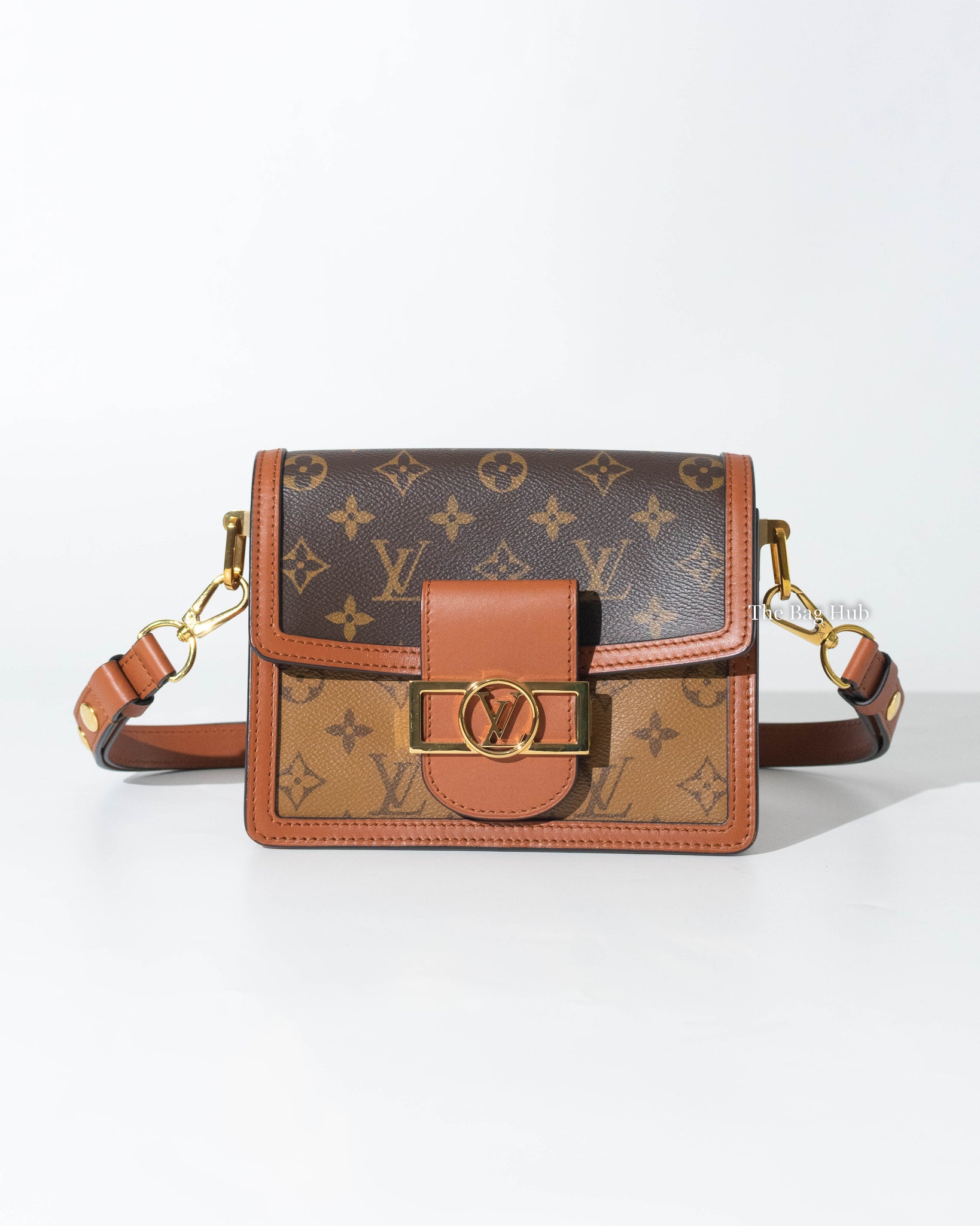 Louis Vuitton Reverse Monogram Mini Dauphine - Brown Shoulder Bags,  Handbags - LOU332847