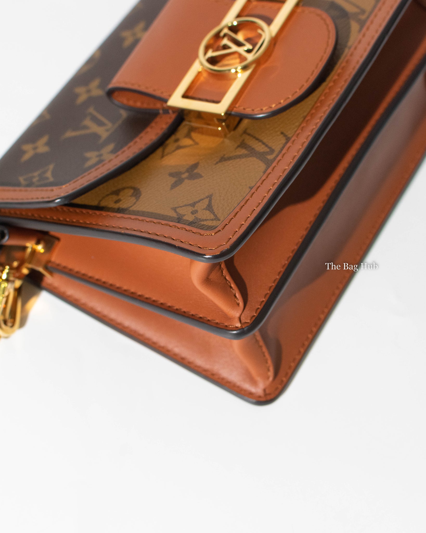 Louis Vuitton Monogram Reverse Mini Dauphine Handbag, Designer Brand, Authentic Louis Vuitton