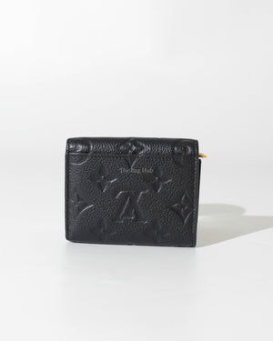 Louis Vuitton Black Empreinte Zoe Wallet