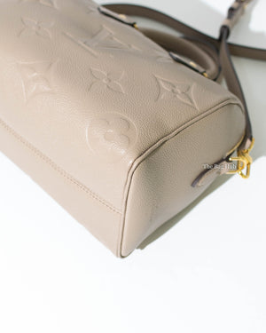 Louis Vuitton Turtledove Empreinte Leather Speedy 25 Bandouliere Crossbody Bag