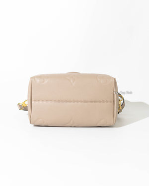 Louis Vuitton Turtledove Empreinte Leather Speedy 25 Bandouliere Crossbody Bag
