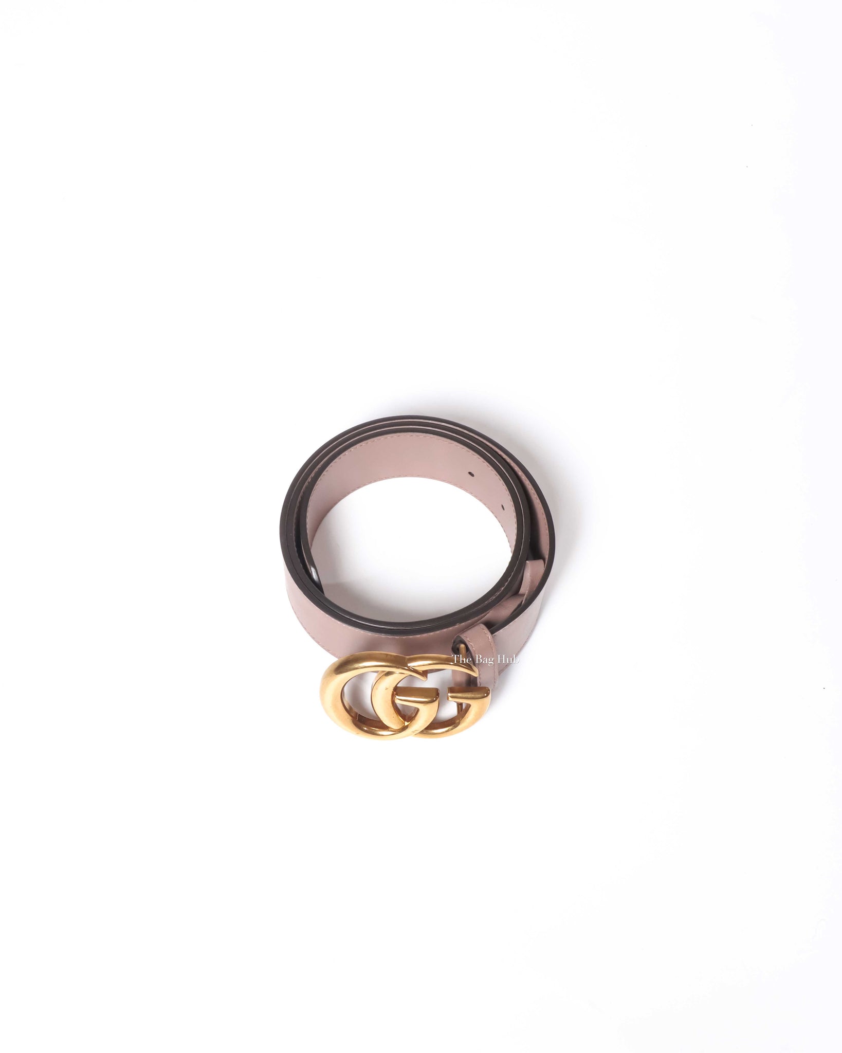Gucci Beige GG Marmont Belt Size 85-3