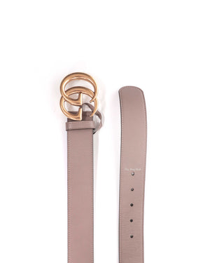 Gucci Beige GG Marmont Belt Size 85-7