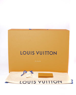 Louis Vuitton Neon Orange Taurillon Monogram Keepall Bandouliere 50 Travel Bag-12