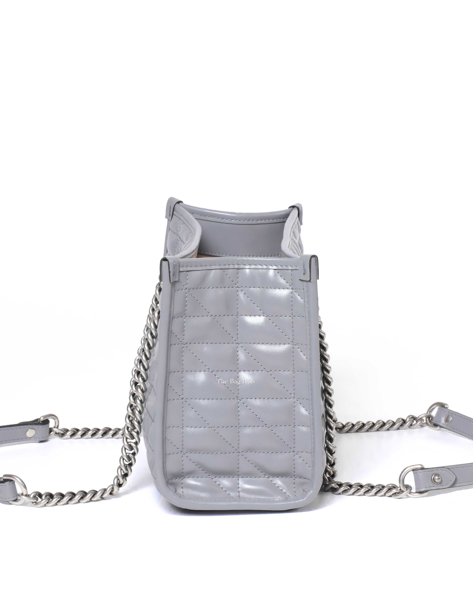 Gucci Grey GG Marmont Aria Small Tote Bag-5