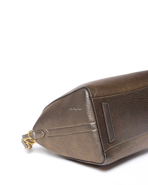 Givenchy Bronze Pebbled Leather Medium Antigona Shoulder Bag-7
