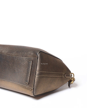 Givenchy Bronze Pebbled Leather Medium Antigona Shoulder Bag-8
