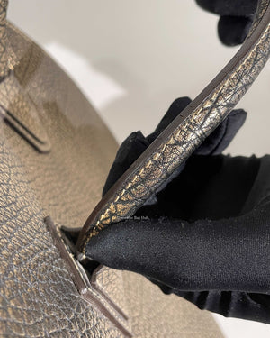 Givenchy Bronze Pebbled Leather Medium Antigona Shoulder Bag-13