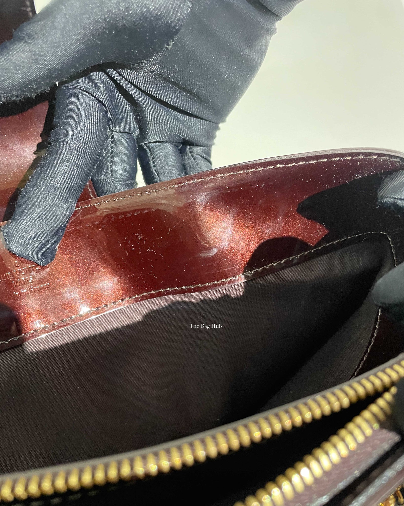 Louis Vuitton Amarante Melrose Avenue Vernis Tote Bag