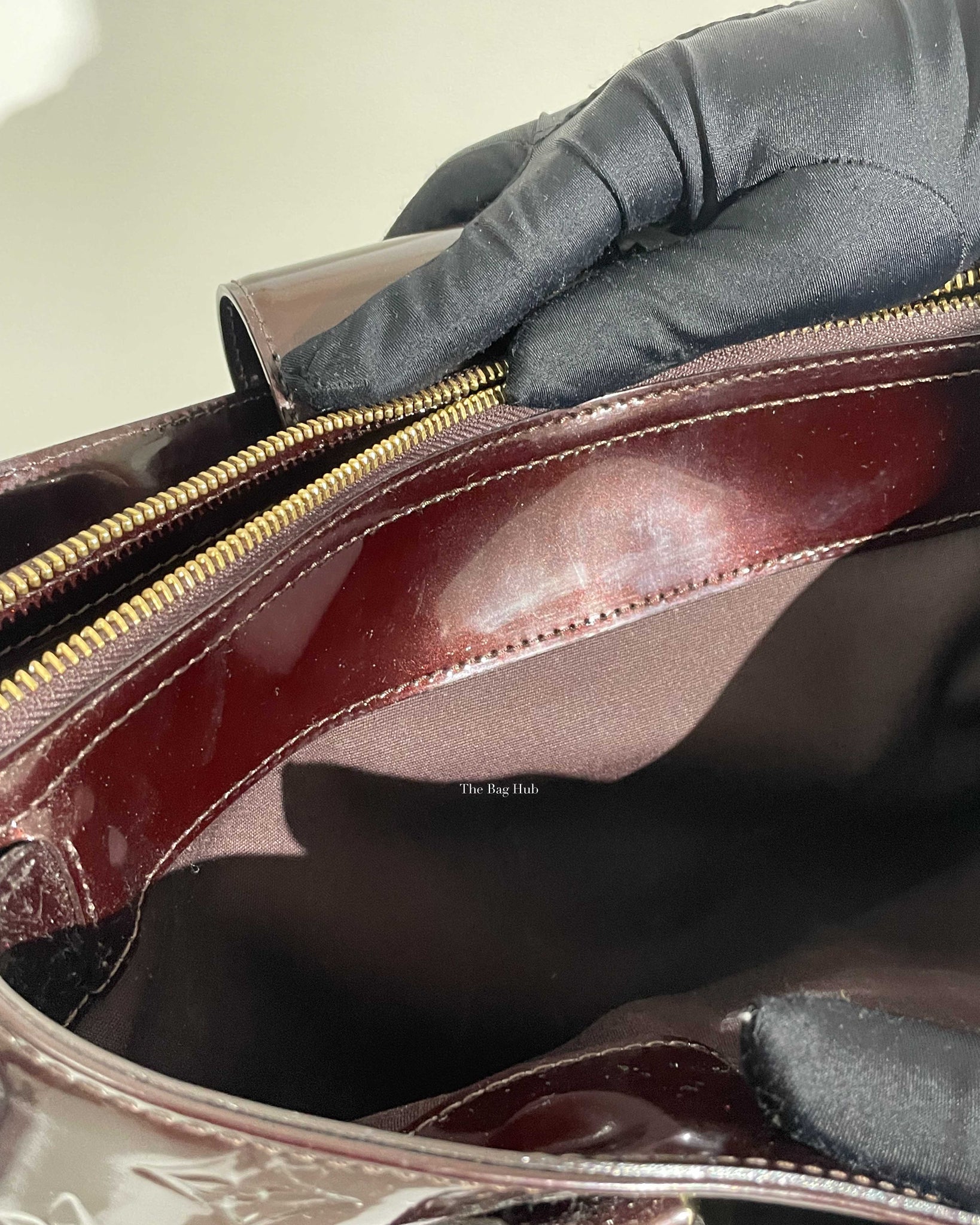 Louis Vuitton Amarante Melrose Avenue Vernis Tote Bag