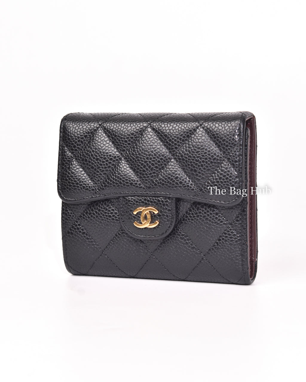 Chanel Black Caviar Classic Small Flap Wallet-1