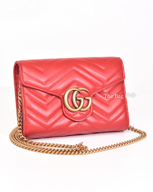 Gucci Red GG Marmont Mini Bag-1