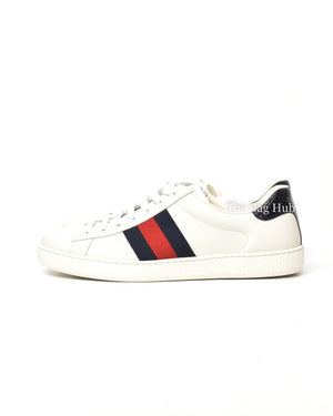 Gucci White Ace Sneakers Size 36.5-4