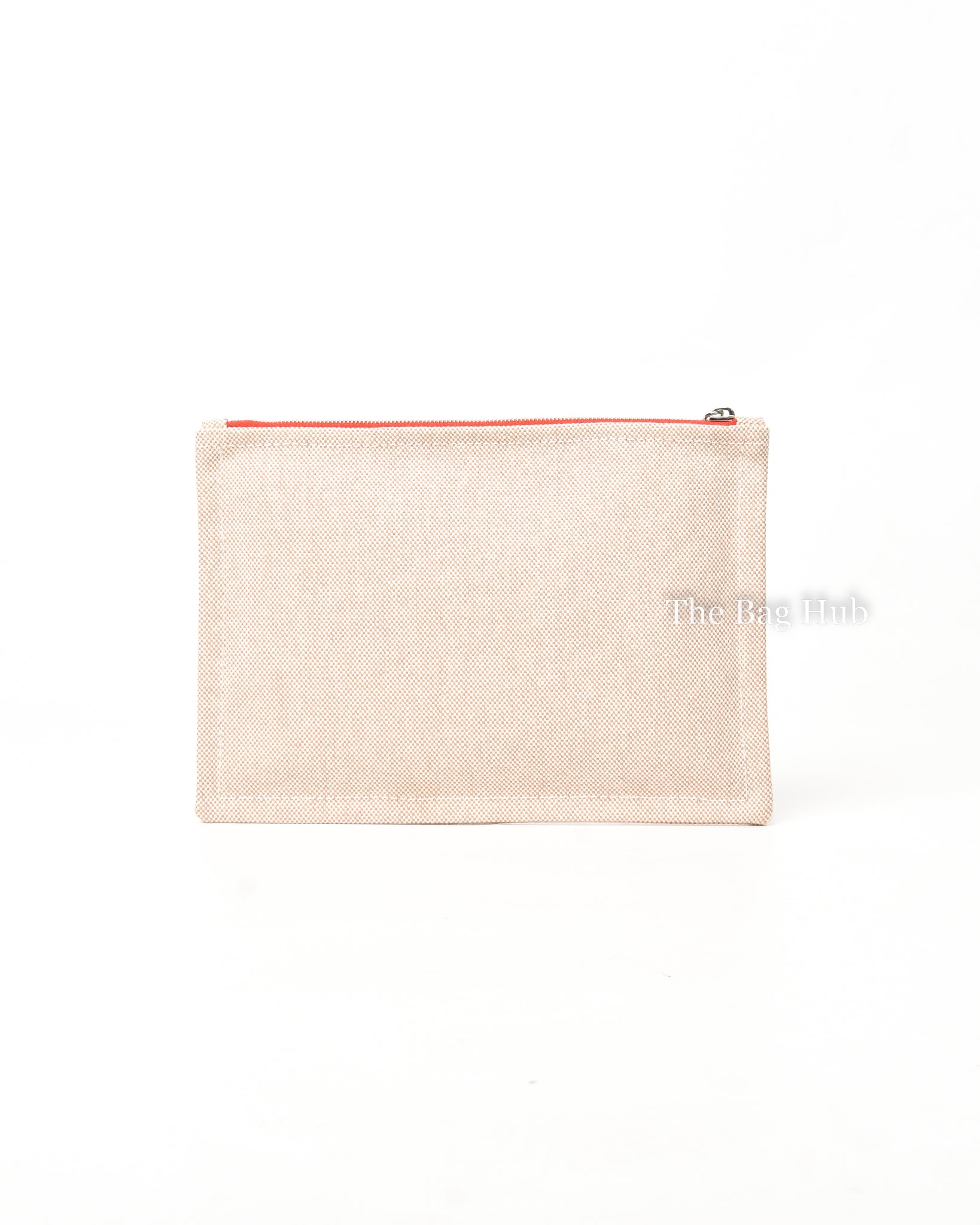 Hermes Beige Toile Small Bain New Yachting Case-3