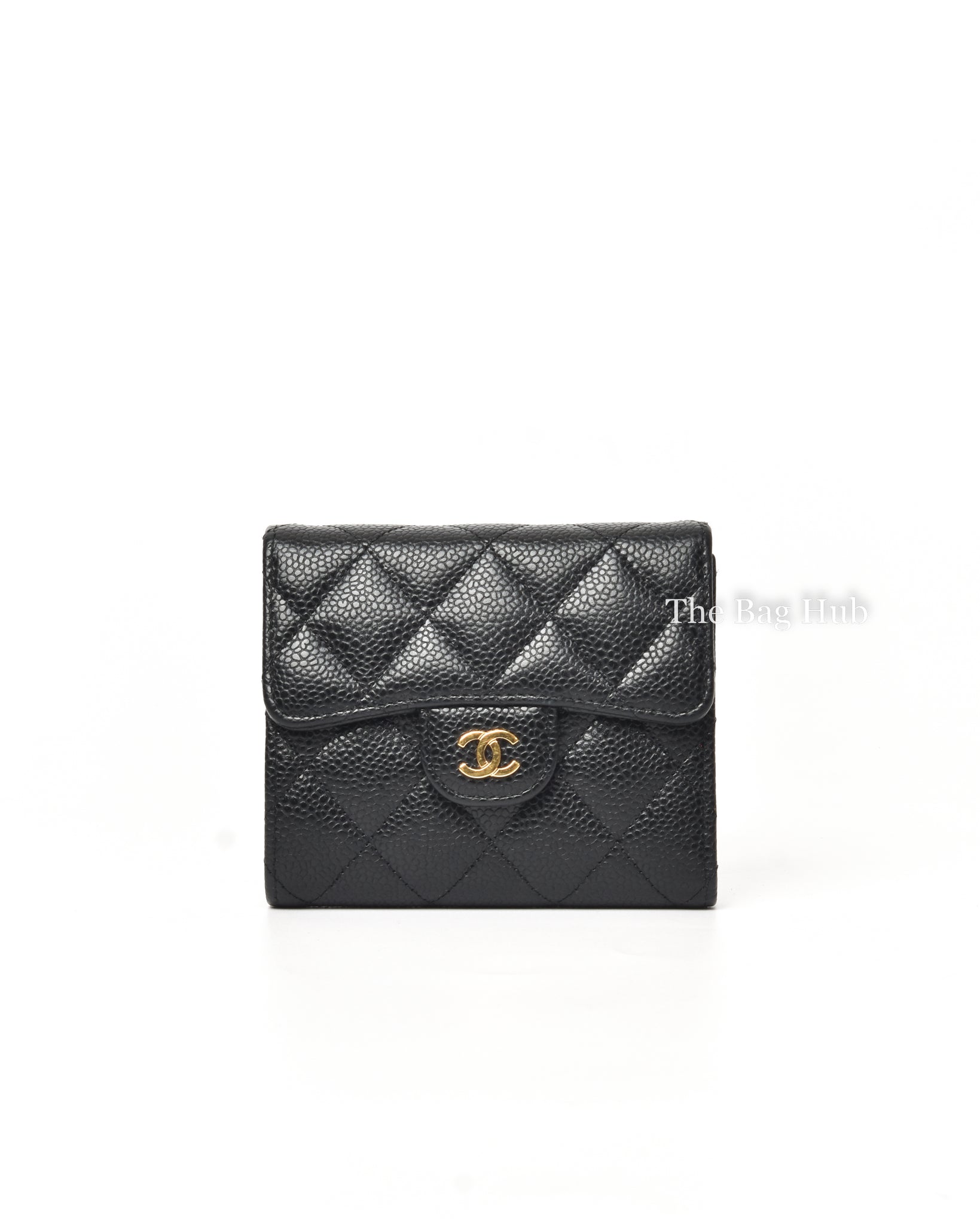 Chanel Black Caviar Classic Small Flap Wallet-2