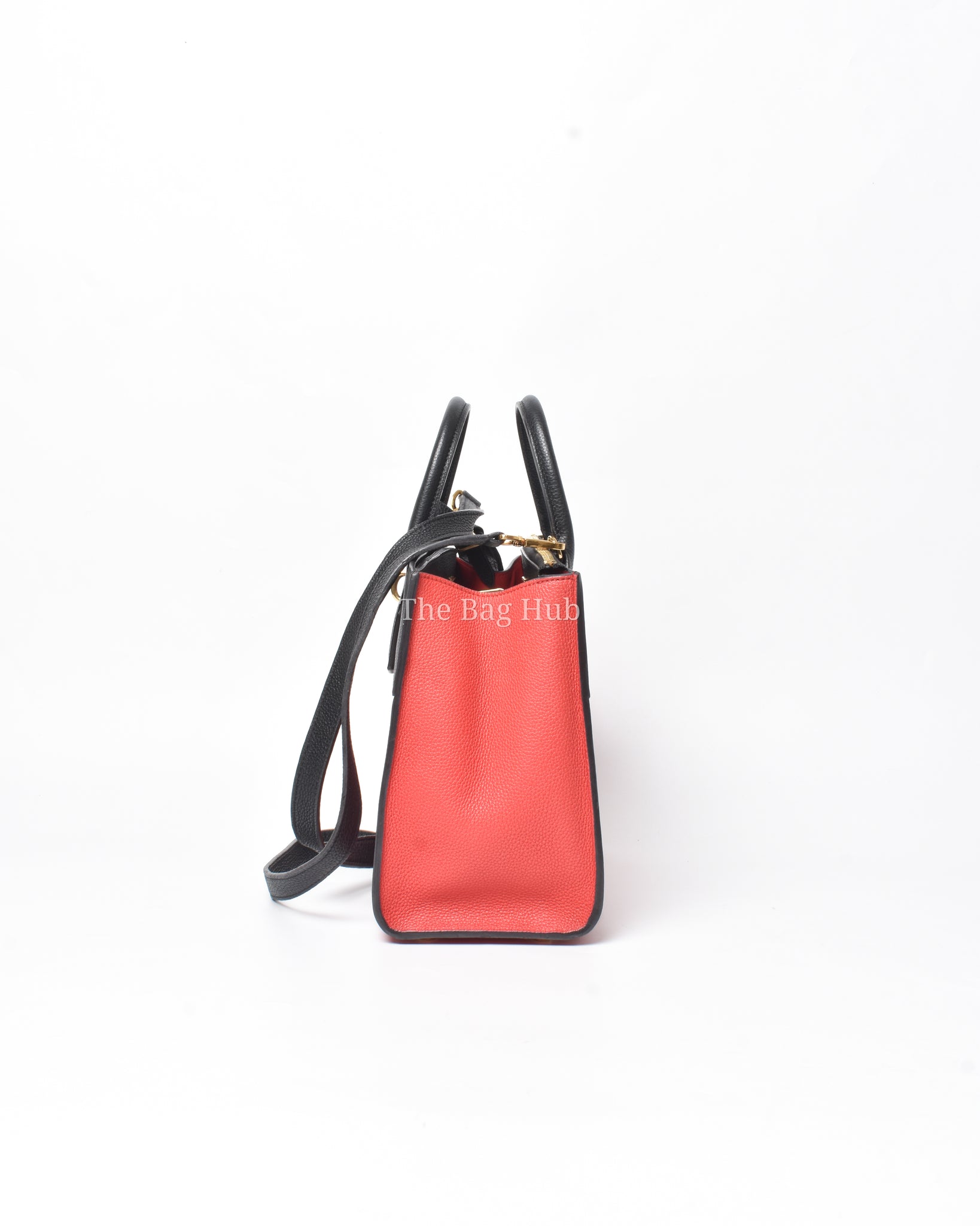 Louis Vuitton Fushcia Black Leather City Steamer PM Bag